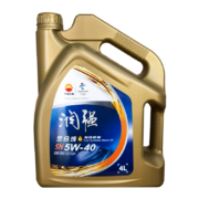 昆仑 润滑油 全合成机油  5W-40 SN 4L（