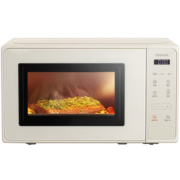 东芝（TOSHIBA）微波炉 家用小型迷你微波炉 20L台式转盘加热 智能菜单ER-XS2205CNX 奶杏色
