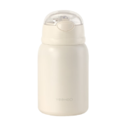 英氏（YEEHOO）儿童保温杯吸管杯   砂岩白360ml