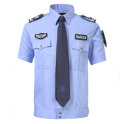 2011新式保安工作服夏装短袖衬衣物业夏季制服保安衣服装套装男女