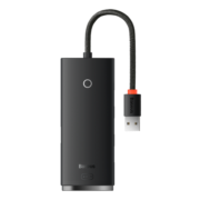 倍思 USB分线器3.0高速扩展坞4口拓展坞HUB集线器 适用苹果华为联想笔记本电脑延长线/转接头/转换器