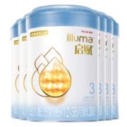 PLUS会员：illuma 启赋 蓝钻 婴幼儿奶粉 3段 810g*6罐+赠蓝钻3段350g