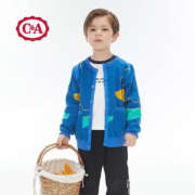 Plus会员:C＆A新款春秋儿童新潮开衫针织外套男 蓝色 90+凑单品2件