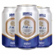 天湖啤酒 威虎山8度原酿啤酒330ml*24听*2箱