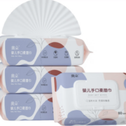 概率券：倩挥 儿童湿巾纸 随机混发 80片/包