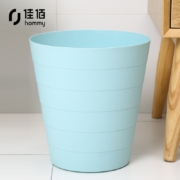 佳佰 简约大号垃圾桶 11.3L灰蓝色