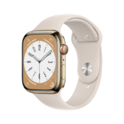 京东百亿补贴：Apple 苹果 Watch Series 8 智能手表 45mm星光色铝金属表壳+星光色运动型表带MNP23CH/A
