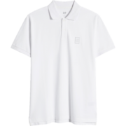 Gap男女装LOGO弹力POLO衫837088夏季情侣运动短袖上衣潮 白色 180/96A(M)