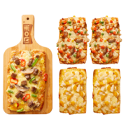 PLUS会员：闪味 手折披萨加热即食组合 5件装*2
