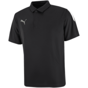 彪马（PUMA） 官方 新款男子运动短袖POLO衫 TEAMLIGA 657257 黑色-白-03 M(175/96A)