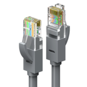友博士 六类非屏蔽网线 高速宽带线 cat6千兆 家用网络连接线 灰色 20米