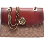 蔻驰（COACH）奢侈品Parker系列女士山茶花单肩斜挎包【品牌授权直供】