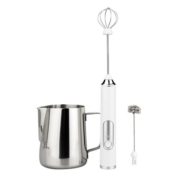 摩登主妇打泡器奶泡器咖啡起泡器牛奶搅拌器打发器电动手持奶泡机