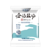 双晶未加碘零添加精制海水自然海盐400*7袋无抗结剂食用盐巴家用