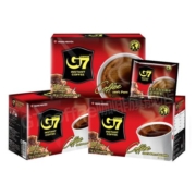 G7旗舰店越南进口美式纯黑咖啡粉速溶无糖0脂减燃正品健身提神