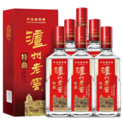 泸州老窖 特曲 浓香型白酒 52度 375ml*6瓶 整箱装(新老包装随机发货)