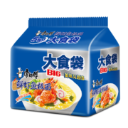 京喜特价APP： 康师傅 大食袋 鲜虾鱼板*5连包