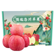 京喜特价APP：顶端果业 洛川红富士苹果 15枚礼盒装(果径70mm)