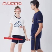 2023春夏新款，Kappa 情侣可外穿棉质休闲家居服套装 多花色