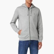 库存浅，Original Penguin 企鹅牌 男士长袖拉链连帽卫衣