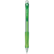 三菱（Uni）M5-100活动铅笔 0.5mm学生自动铅笔橡胶手握透明彩色杆带橡皮可擦笔 绿色 1支装