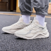 361度 云舒2.0  网面透气休闲鞋  羽毛白/4U灰 40