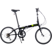 大行（DAHON）折叠自行车20英寸6速入门级折叠车成人学生通勤休闲单车D6 丽面黑