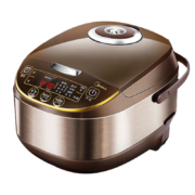 美的（Midea）智能电饭煲电饭锅家用5L大容量预约气动涡轮防溢锅金属机身蒸米饭锅 WFS5017TM