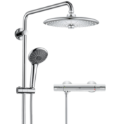 高仪（GROHE）进口恒温淋浴花洒套装 德产260MM智能顶喷 原装恒温龙头2735720C