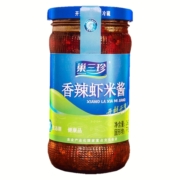 巢三珍香辣虾米酱鲜虾酱特色正宗拌饭酱合肥特产海米虾子酱260g*2