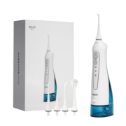 拜尔（BAIR） M3电动冲牙器家用便携式 清洁口腔洗牙器水牙线冲洗器洁牙器牙套清洗 送男女朋友礼物 M3Plus 300ml大水箱 白色
