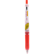 斑马牌（ZEBRA）中性笔 0.5mm子弹头按压签字笔 学生考试笔 学霸系列 JJ77 红色 6支装