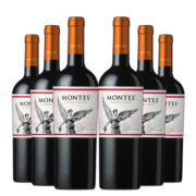 MONTES【蒙特斯官旗】智利原瓶进口红酒 蒙特斯montes经典系列 马尔贝克红葡萄酒750ml整箱装