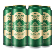 需抢券、京喜特价APP：MACAU BEER 澳门啤酒 精酿啤酒小麦 500ml*4听