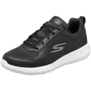 斯凯奇（Skechers）男鞋休闲鞋 轻便健步鞋 网面运动鞋216166 黑色/白色/BKW 39.5