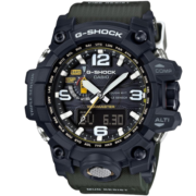 卡西欧（CASIO）【礼物】黑金大泥王G-SHOCK男士运动户外登山太阳能表  GWG-1000-1A3大泥王军绿风