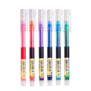 京喜特价，概率券:Snowhite 白雪 T16 直液式走珠速干笔中性笔 0.5mm 混色6支装