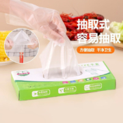 有券的上：今时月 食品级橡胶防油一次性手套 加厚款 200只