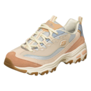 斯凯奇Skechers奶茶熊熊猫鞋女厚底老爹鞋时尚休闲运动鞋149238 玫瑰红色 37