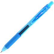 派通（Pentel）0.5mm按动中性笔 彩色速干水笔财务考试针管签字笔BLN105-S 天蓝色/单支装