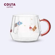 COSTA 咖世家 璀璨星河 钻石型玻璃马克杯 355ml