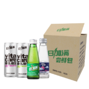 京喜特价：日加满   日加满尝鲜包  含2瓶120ml+2罐250ml饮料  4瓶装