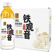 丘里 无糖铁观音乌龙茶500ml*6瓶