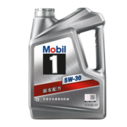 美孚（Mobil）美孚1号 银美孚 先进全合成汽机油 5W-30 SN PLUS级 4L 汽车保养