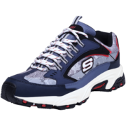 Skechers斯凯奇男鞋复古老爹鞋运动休闲鞋51286 海军蓝色/灰色(男款) 42.5