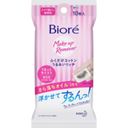 花王碧柔（Biore）净颜卸妆绵10片装 （柔润型）含卸妆油 脸部清洁湿巾（日本进口）