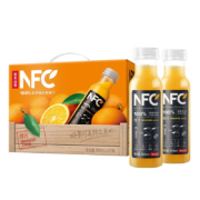 再补券：农夫山泉 100%NFC 果汁饮料 橙汁 300ml*10瓶已