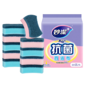 京喜特价:妙洁 抗菌海绵百洁布 10片装*2件