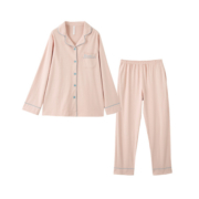 玛伦萨睡衣女纯棉2023春季新款时尚简约长袖长裤休闲家居服情侣款