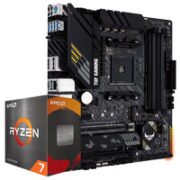 AMD 锐龙R7 5700X搭华硕B550M-E主板